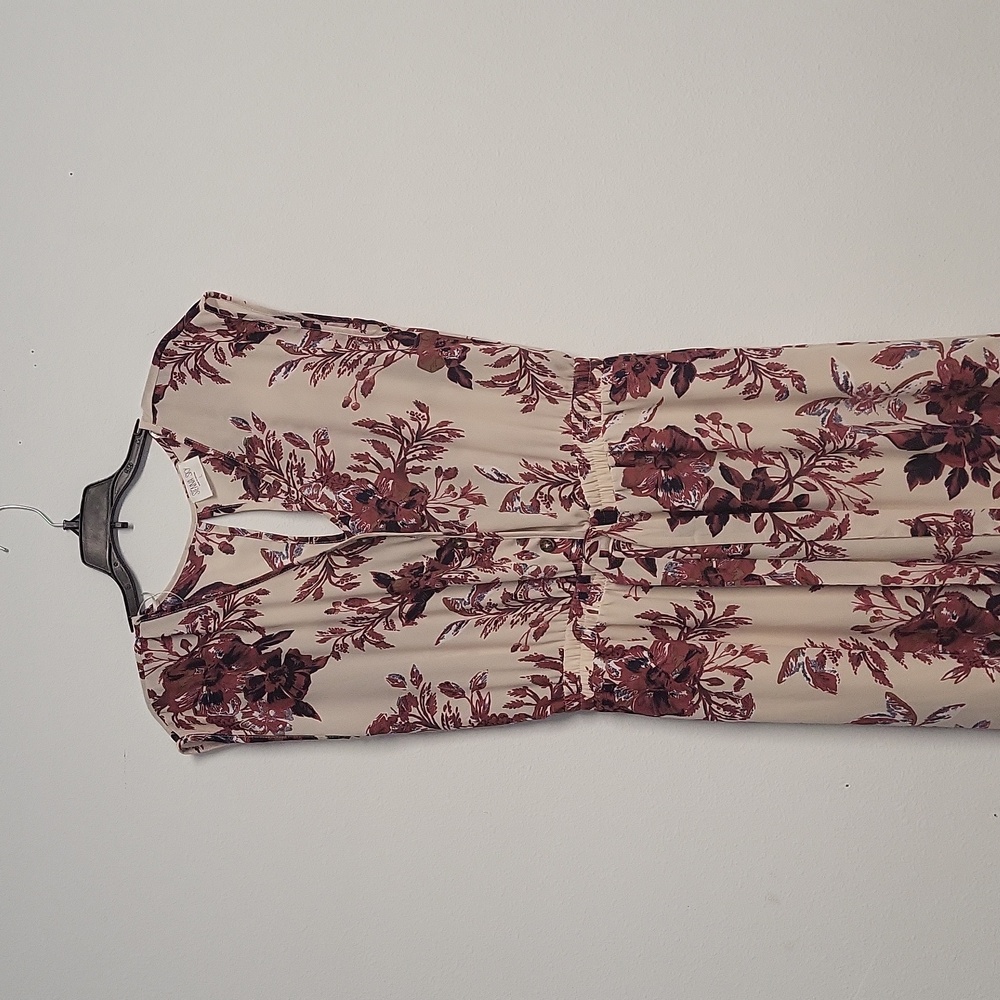 Floral sienna sky dress